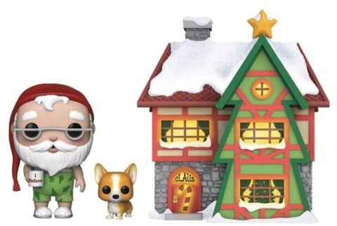 Figurine Funko Pop! Town N°01 - Holiday - Maison Santa Claus Et Nutmeg